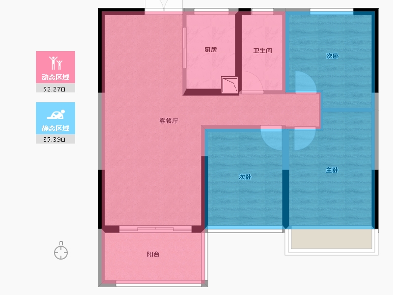 河南省-许昌市-恒达澜郡-78.00-户型库-动静分区