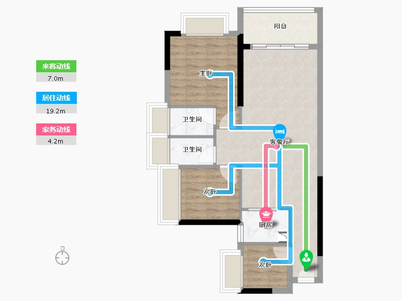 广东省-清远市-岭南-68.52-户型库-动静线