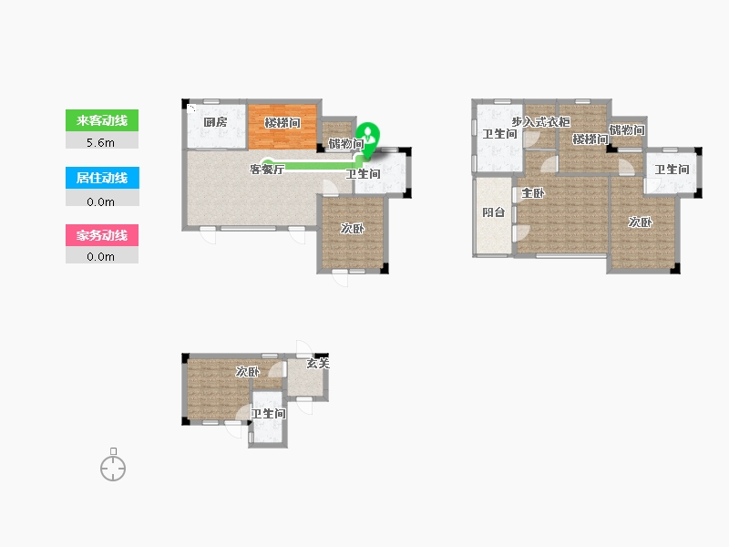 浙江省-衢州市-蓝城・春风江山・烟霞山居-172.00-户型库-动静线