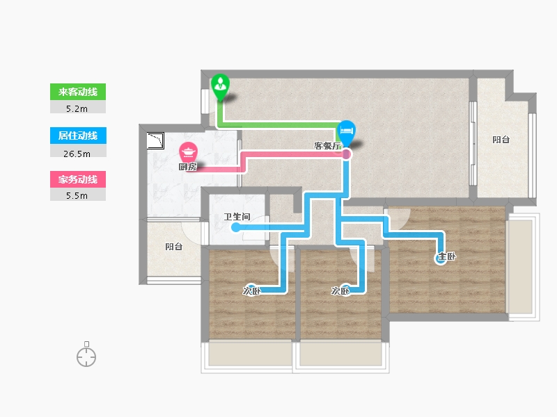 福建省-泉州市-格林春天-81.09-户型库-动静线