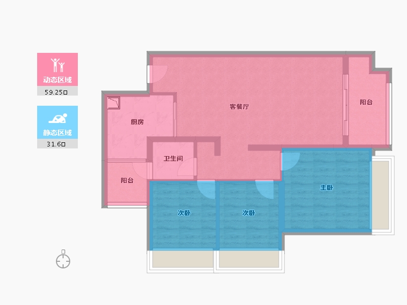 福建省-泉州市-格林春天-81.09-户型库-动静分区