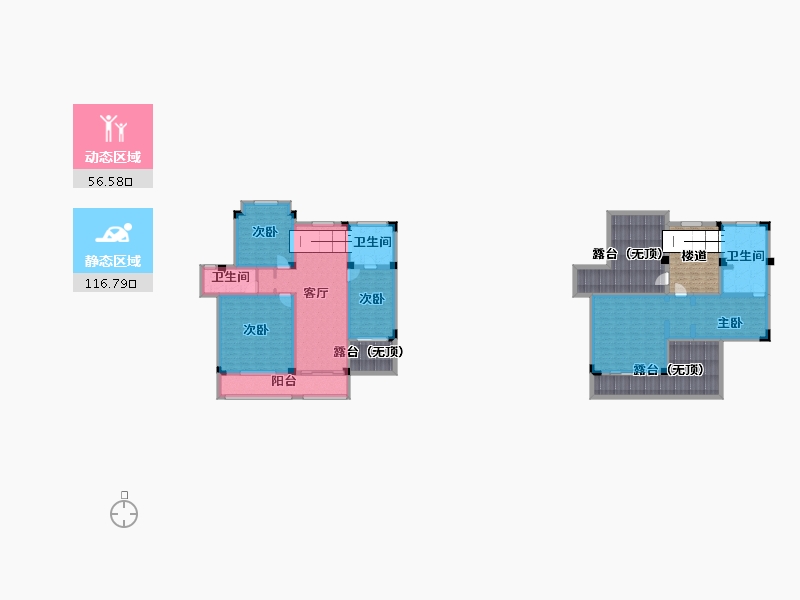 广西壮族自治区-南宁市-御珑府-213.04-户型库-动静分区