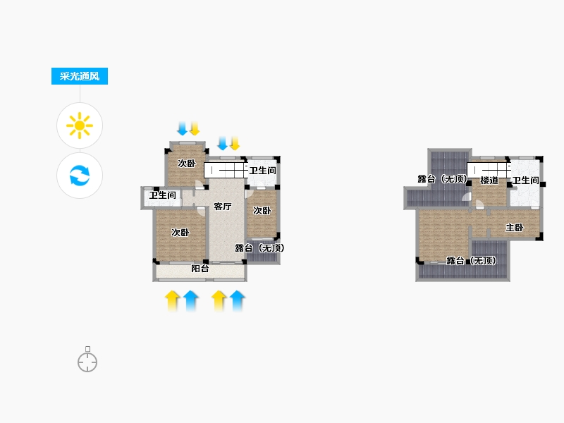 广西壮族自治区-南宁市-御珑府-213.04-户型库-采光通风