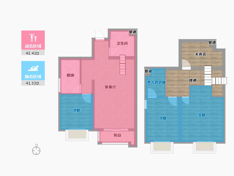 山西省-长治市-金城名邸-92.09-户型库-动静分区