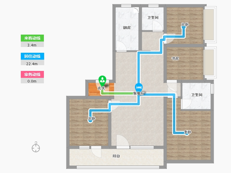 山东省-青岛市-海尔产城创蓝谷・海上东方-112.00-户型库-动静线