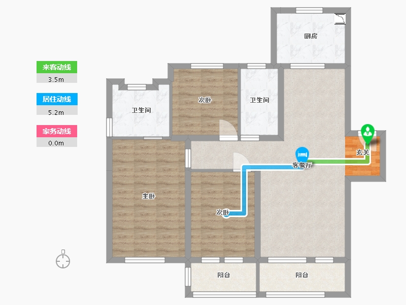 山东省-青岛市-融创中心-92.91-户型库-动静线