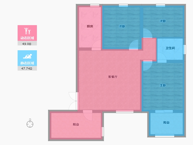 山西省-晋中市-立昌青草园-86.18-户型库-动静分区