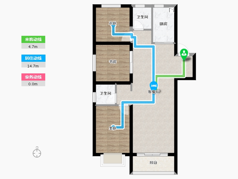 山东省-临沂市-华前城市广场-78.00-户型库-动静线