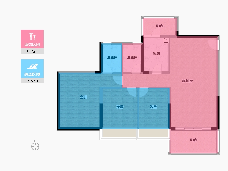 广东省-清远市-英德新天地-98.99-户型库-动静分区