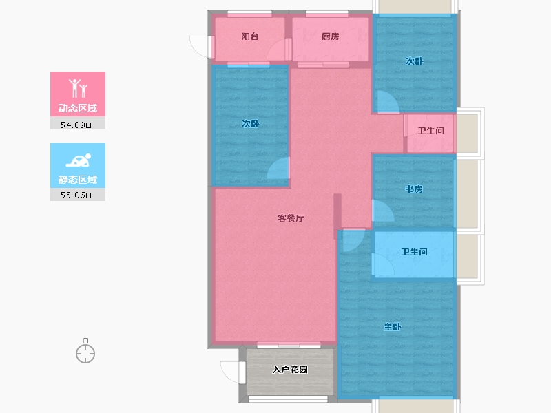 广东省-汕头市-南洋珠池路项目-105.50-户型库-动静分区