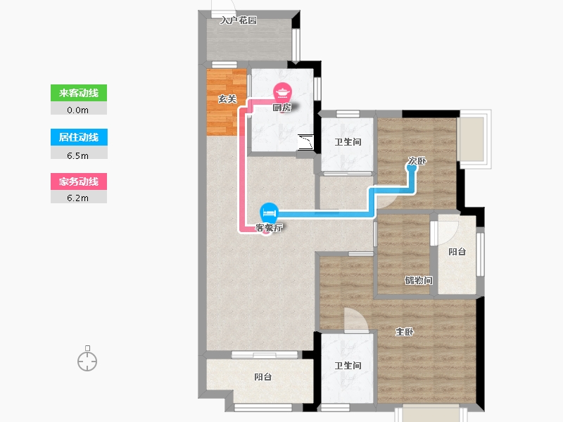 广东省-佛山市-雅居乐新地-79.15-户型库-动静线