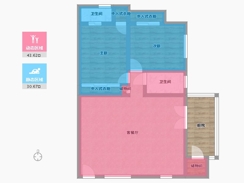 California-San Diego-Casa de Palomar Apartments-72.98-户型库-动静分区