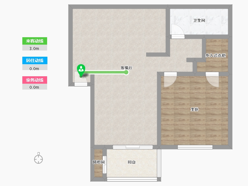 California-Los Angeles-Shadow Springs Apartments-76.00-户型库-动静线