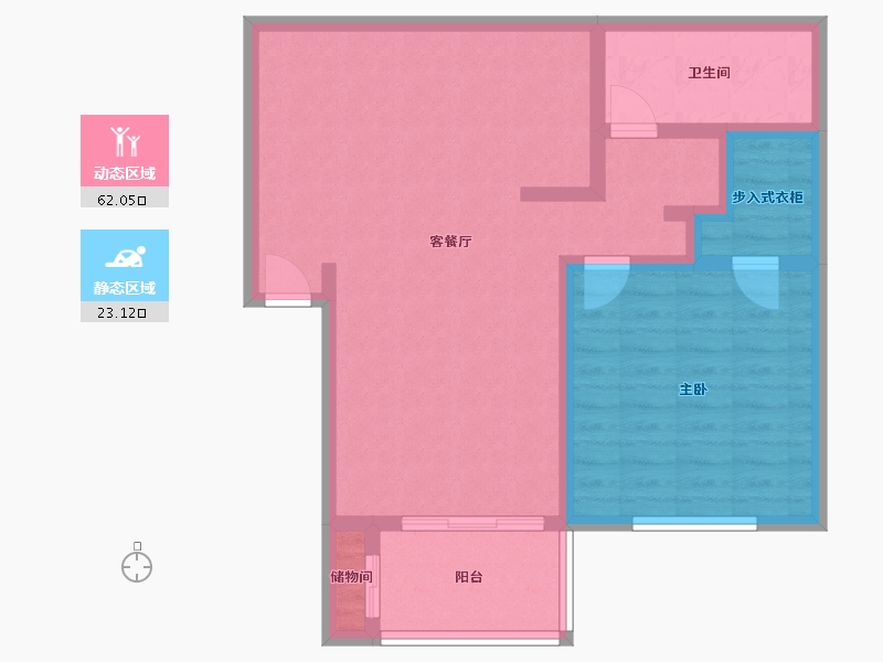 California-Los Angeles-Shadow Springs Apartments-76.00-户型库-动静分区