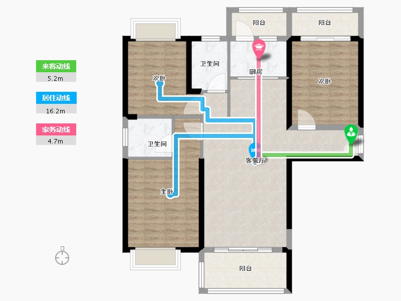 福建省-莆田市-祥和木兰外滩-101.00-户型库-动静线