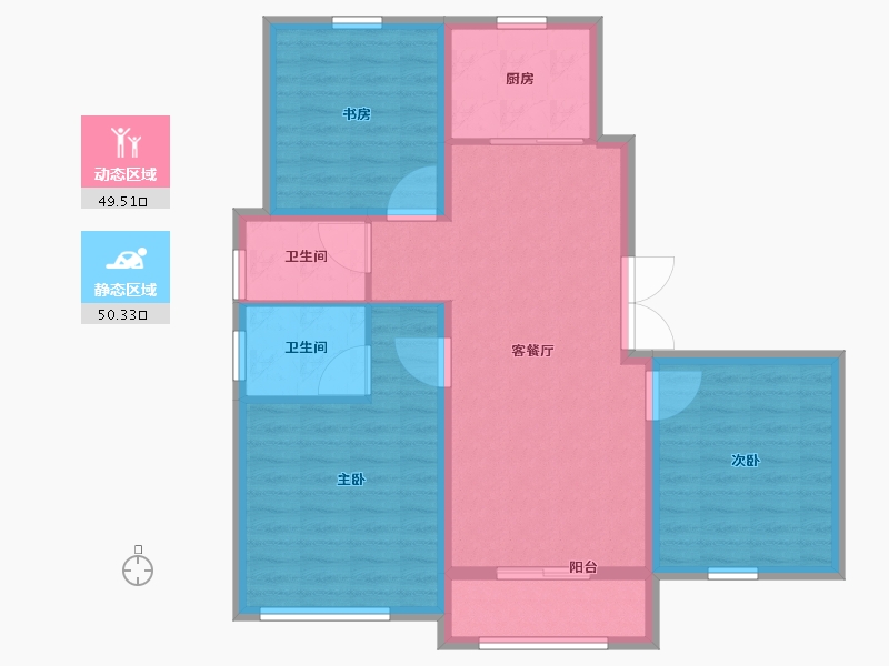 江苏省-苏州市-三期-90.01-户型库-动静分区