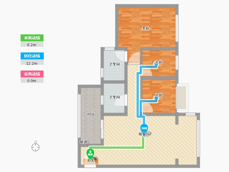 四川省-成都市-信和御龙山-80.00-户型库-动静线