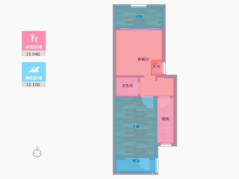 北京-北京市-嘉园二里-39.24-户型库-动静分区