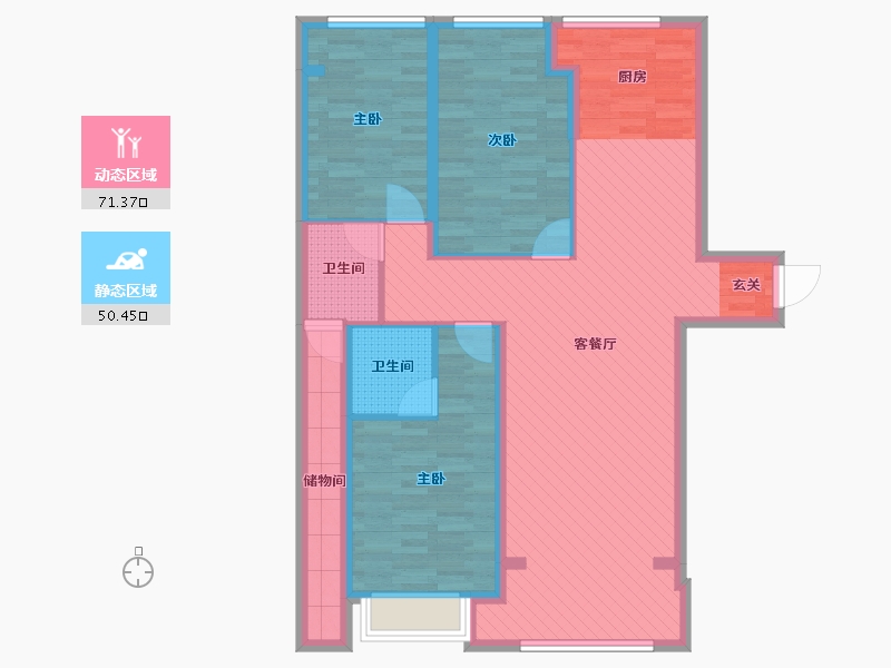 福建省-三明市-将乐上河-108.00-户型库-动静分区