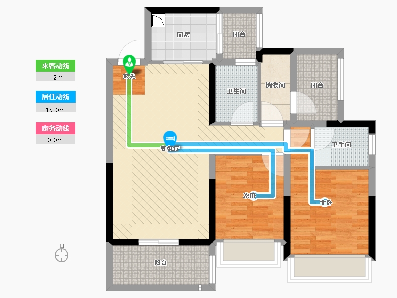 四川省-巴中市-乐湾御府-75.20-户型库-动静线