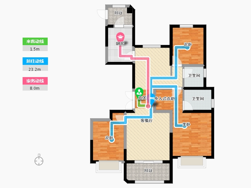 河南省-新乡市-褐石公园-93.89-户型库-动静线