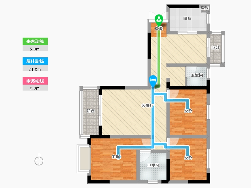 河南省-平顶山市-汝州-90.14-户型库-动静线