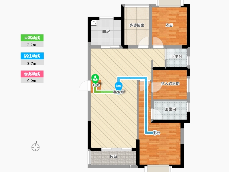 湖北省-宜昌市-月星国际城-90.04-户型库-动静线