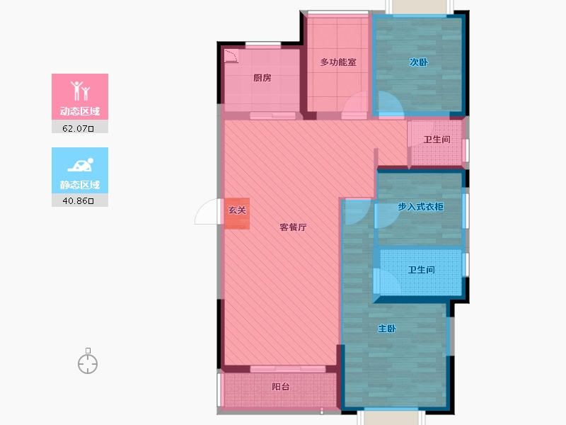 湖北省-宜昌市-月星国际城-90.04-户型库-动静分区