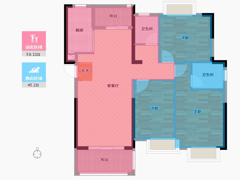 福建省-三明市-美地大道-92.13-户型库-动静分区