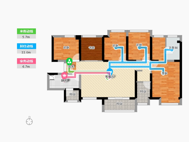 广东省-深圳市-壹成中心-100.76-户型库-动静线