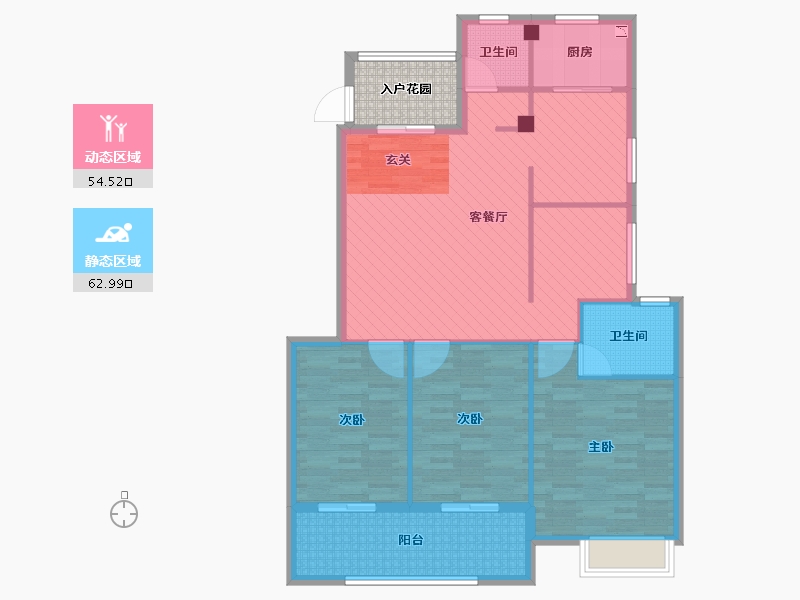 福建省-三明市-上河国际-110.40-户型库-动静分区