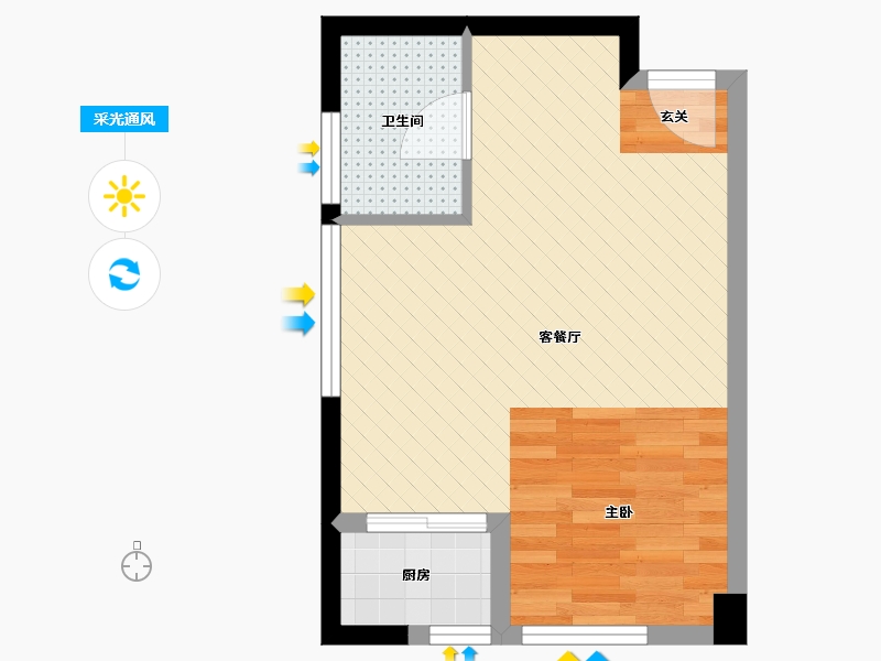 陕西省-西安市-南飞鸿-35.26-户型库-采光通风