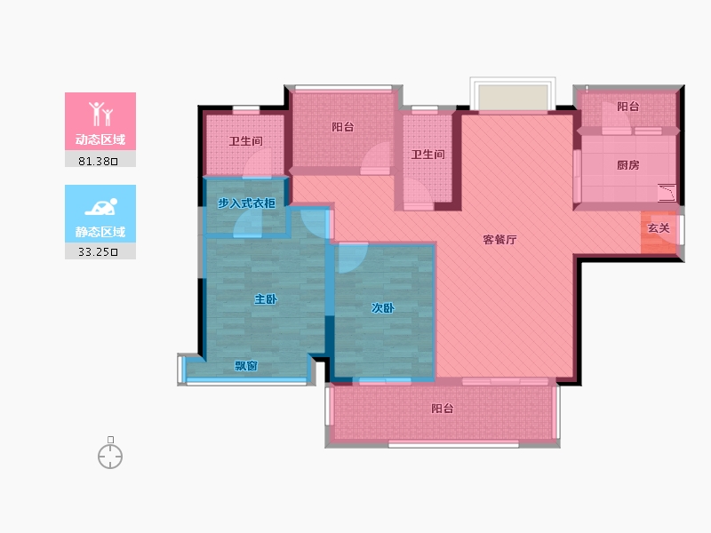 广东省-湛江市-天润御海湾-99.09-户型库-动静分区