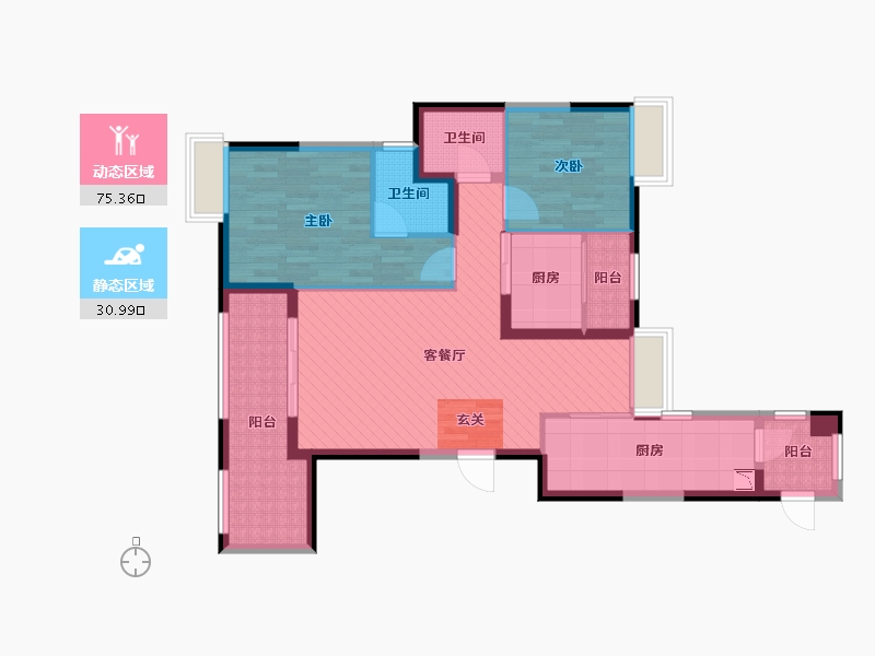 江西省-上饶市-中央城-92.87-户型库-动静分区