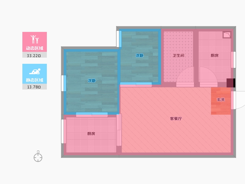 湖北省-武汉市-丰华园-39.82-户型库-动静分区