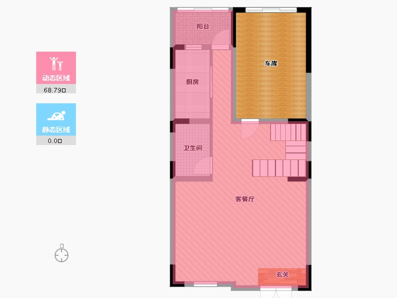 天津-天津市-融创伍杄岛-79.19-户型库-动静分区