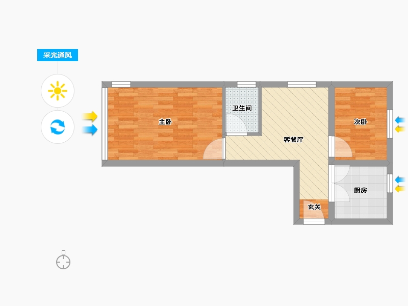 浙江省-杭州市-流水苑-40.73-户型库-采光通风