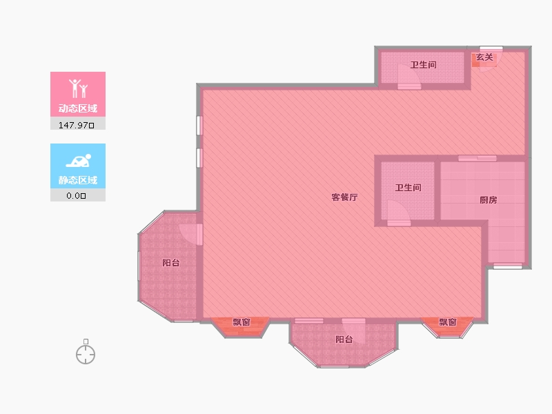 湖南省-永州市-宁远-135.35-户型库-动静分区