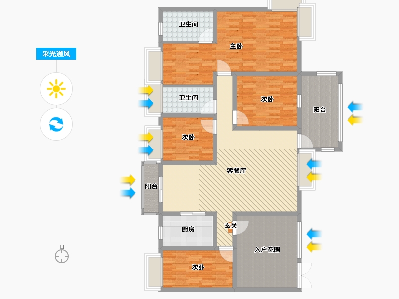 广东省-清远市-国际新城-137.94-户型库-采光通风