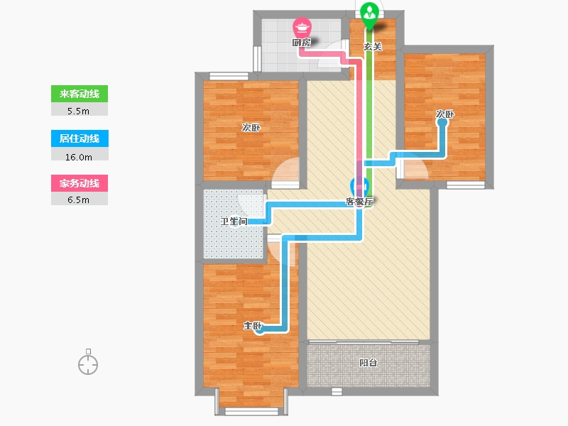 河北省-衡水市-武邑九州悦城-73.79-户型库-动静线