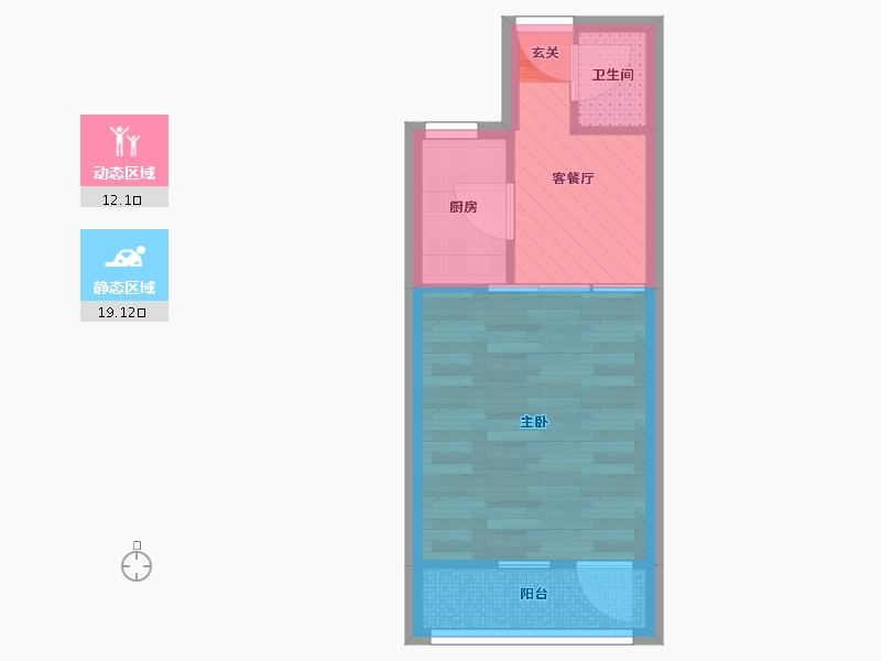 北京-北京市-司达小区-26.83-户型库-动静分区