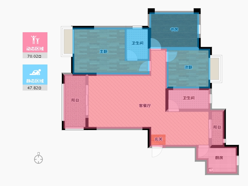 江西省-宜春市-宜阳小区东区-102.48-户型库-动静分区