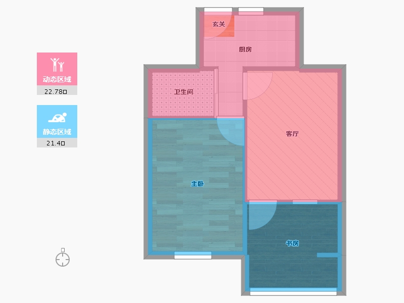 上海-上海市-志丹小区-38.86-户型库-动静分区