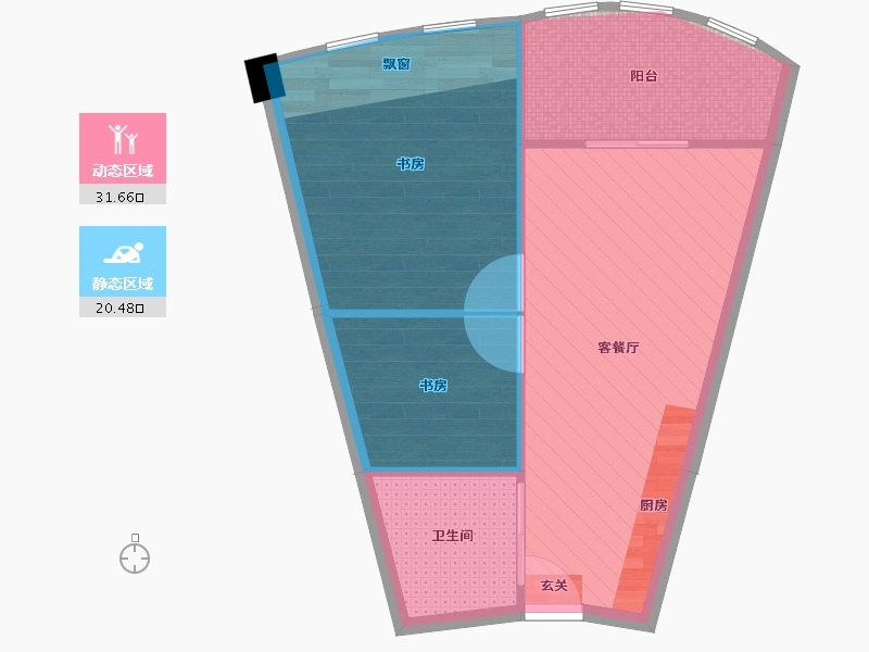 广东省-广州市-合润广场-47.52-户型库-动静分区