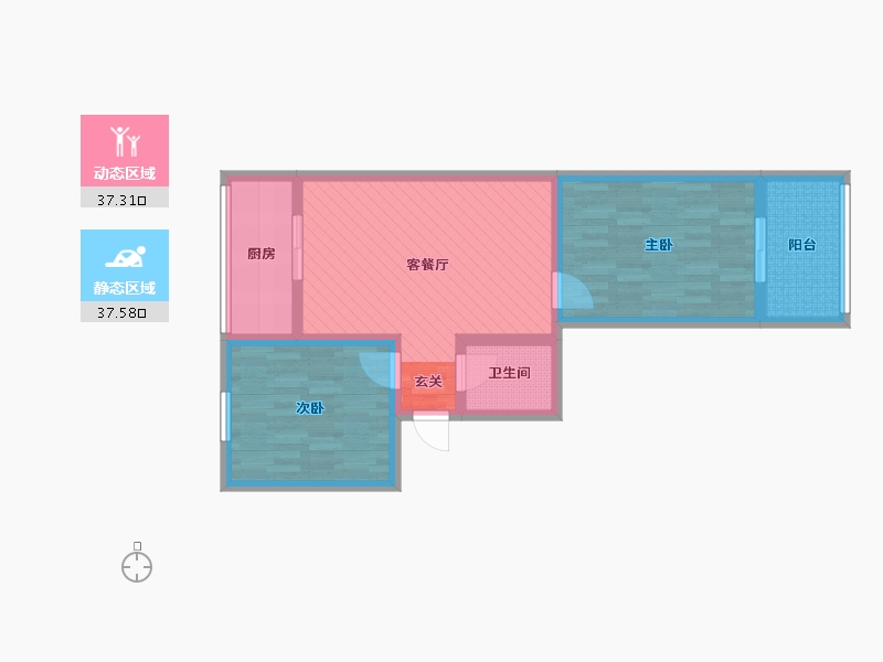 山东省-济南市-华信路14-2号-65.00-户型库-动静分区