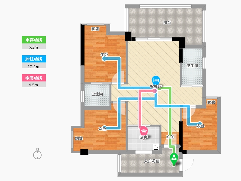 广东省-云浮市-广兴新城-78.29-户型库-动静线