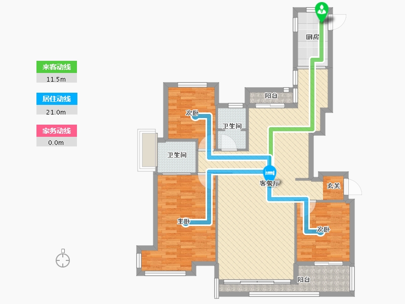 江苏省-苏州市-东湖大郡一期-98.06-户型库-动静线