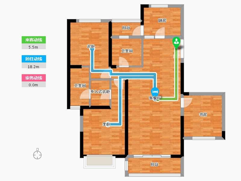 陕西省-咸阳市-日月-103.89-户型库-动静线