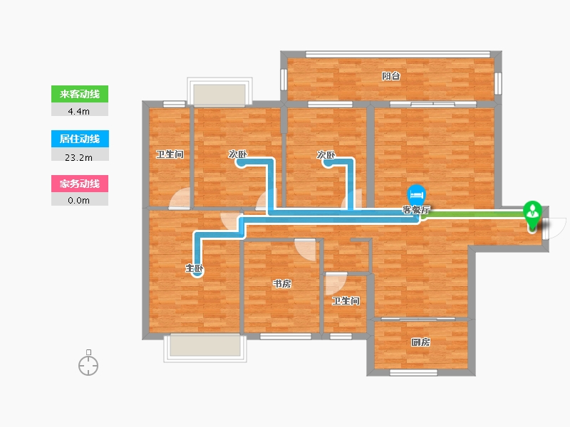 广西壮族自治区-贵港市-桂鹏世纪城-114.18-户型库-动静线