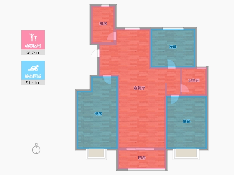 山东省-济宁市-嘉祥立国如意花园-108.00-户型库-动静分区